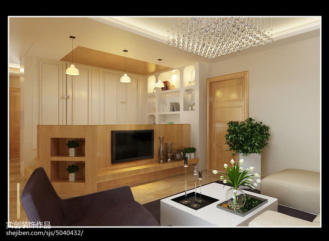 石家莊實創裝飾【碧景園】宜家北歐風三居室裝修設計效果圖